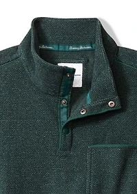 Sea Brook Snap Mock Neck Pullover