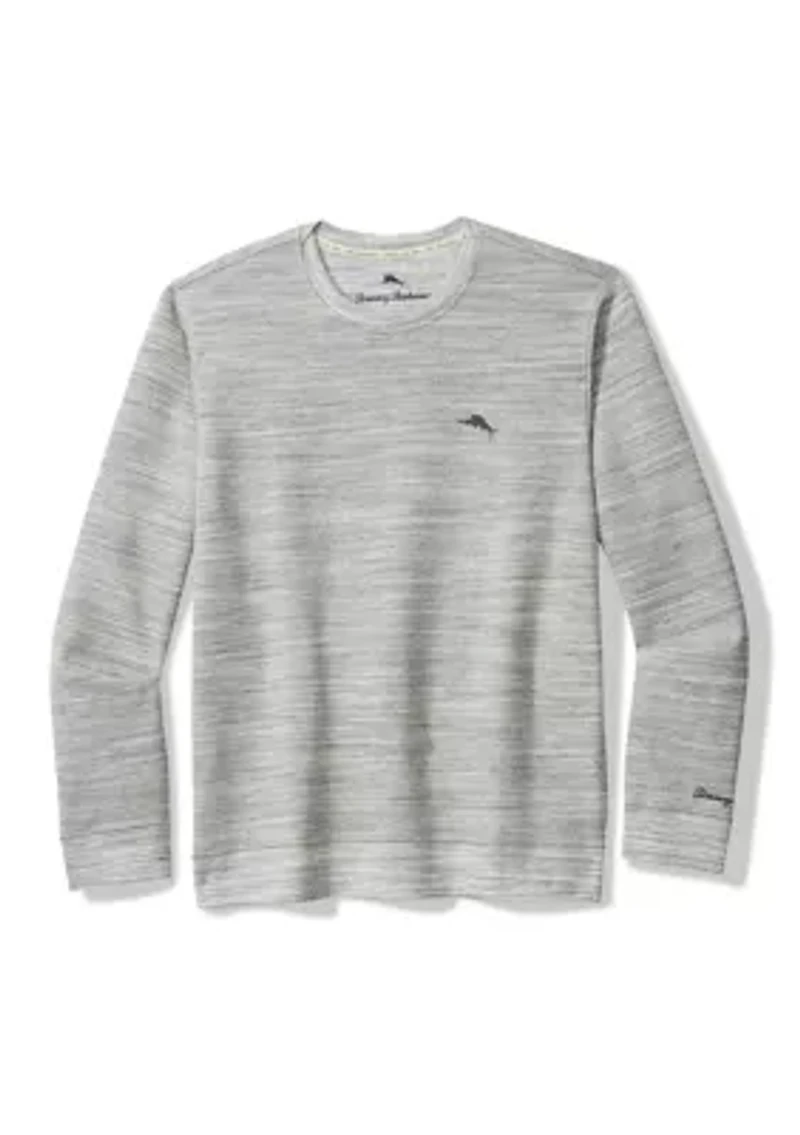 Men's Long Sleeve Crew Neck Knit Shirt