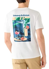 Men's Swim Up Sips Graphic T-Shirt