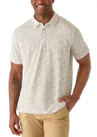 Men's Costa Wave Mosaic Polo Shirt