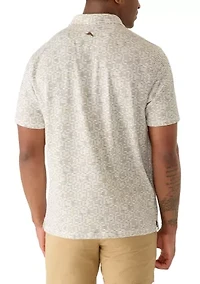 Men's Costa Wave Mosaic Polo Shirt