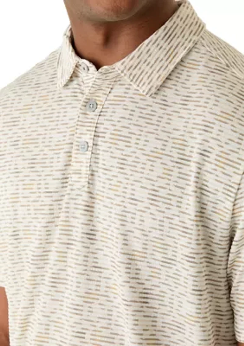 Men's Costa Wave Mosaic Polo Shirt