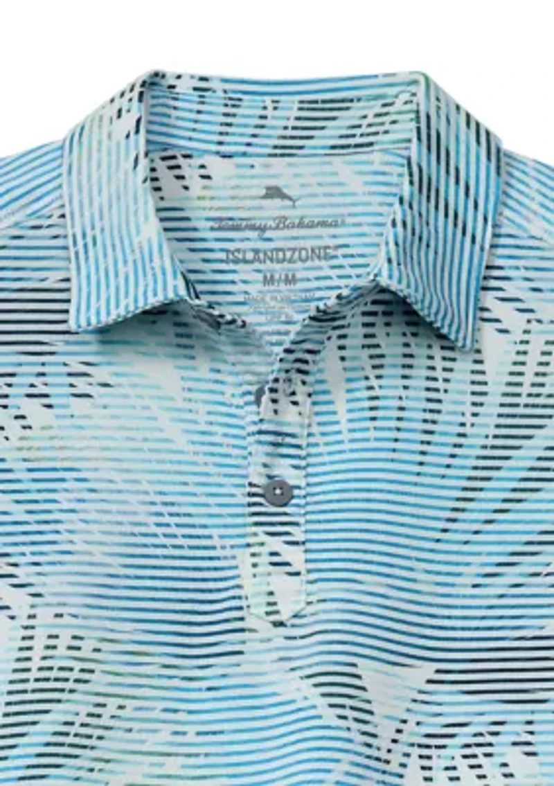 Men's Costa Wave Fiore Fronds Polo Shirt