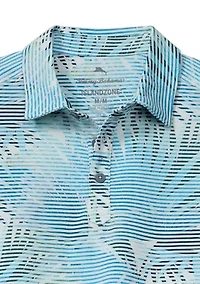 Men's Costa Wave Fiore Fronds Polo Shirt