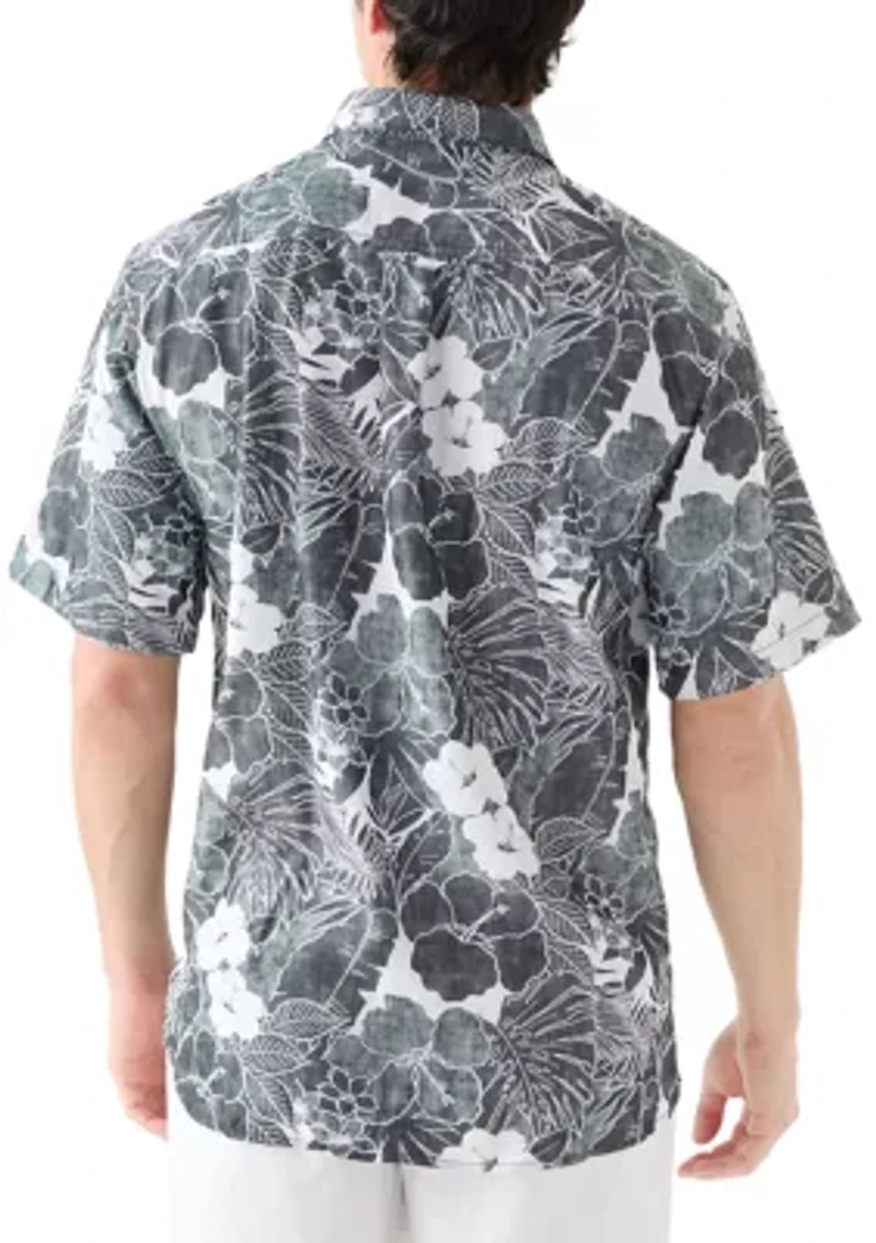 Men's Sport Coconut Point Playa Floral Shirt