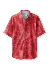 Men's Sport Vine Line Print Polo Shirt