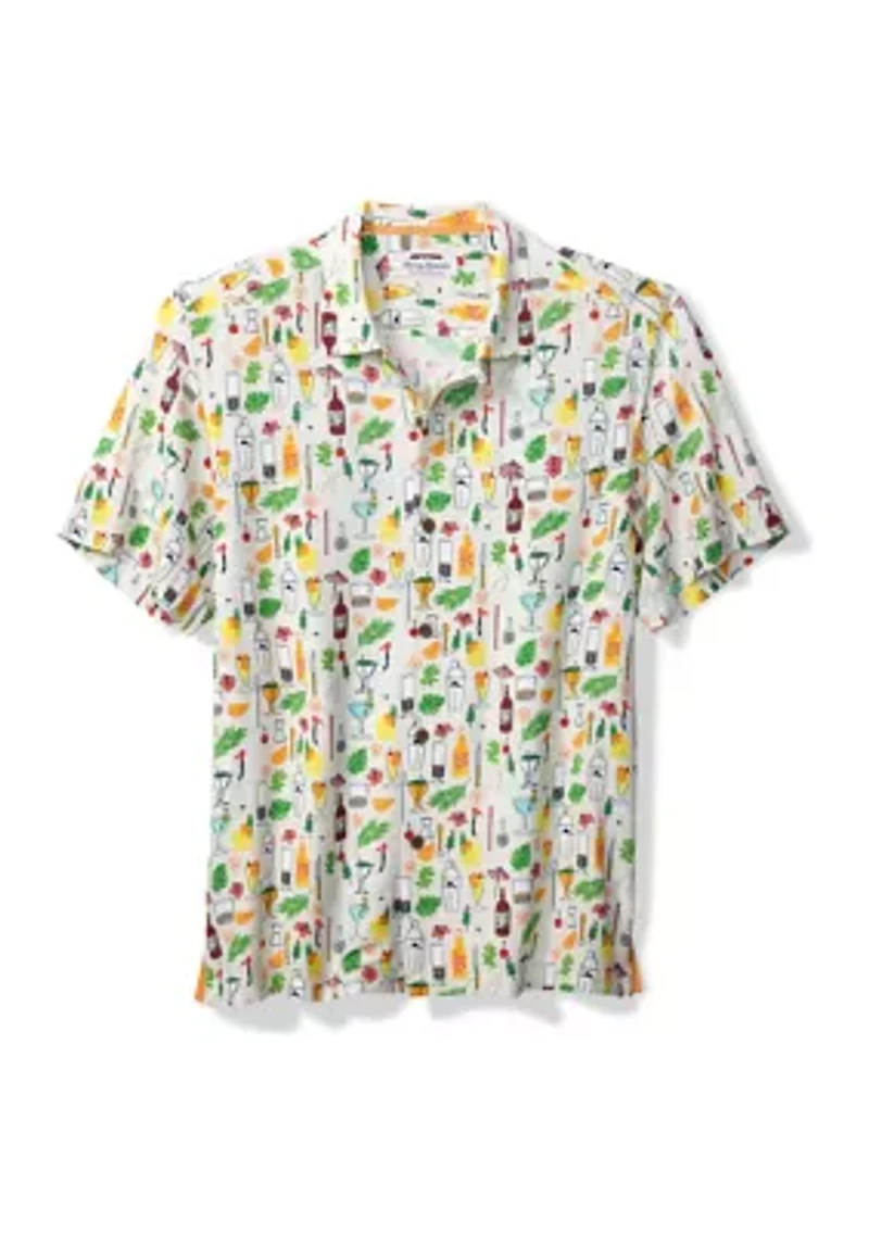 Men's Veracruz Cay Lemon Printed Shirt