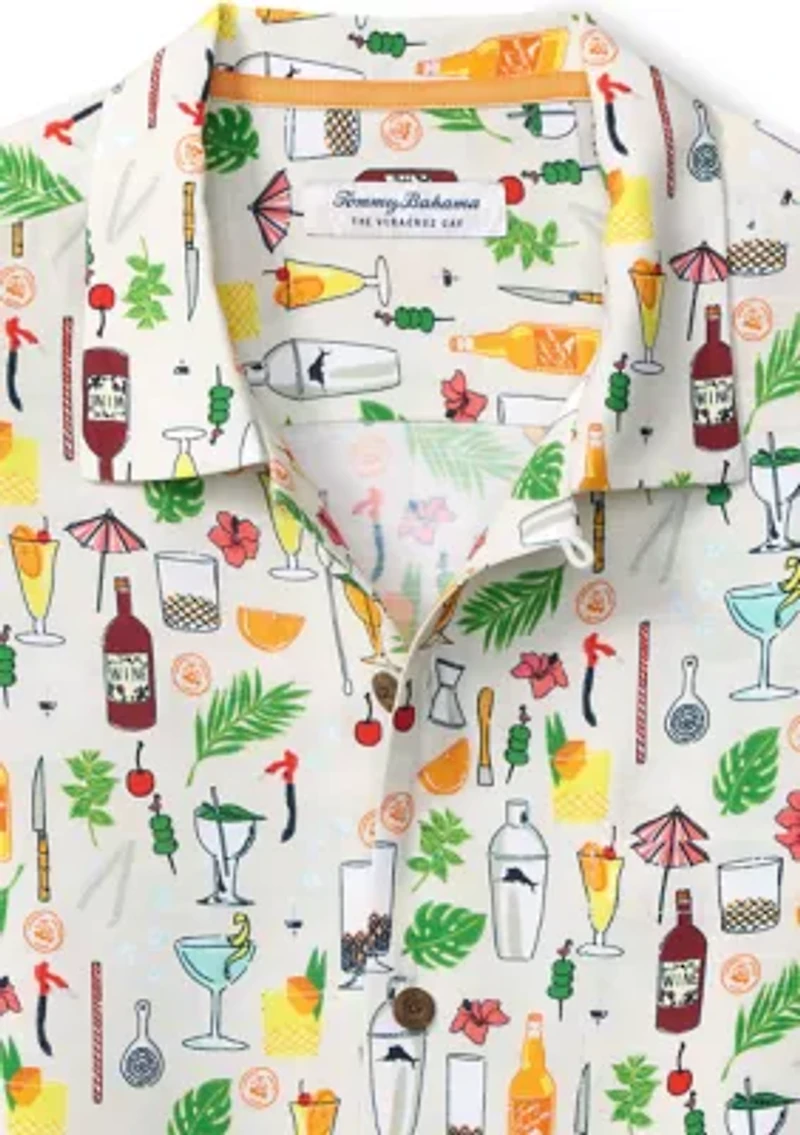 Men's Veracruz Cay Lemon Printed Shirt