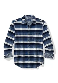 Coastline Cord Mojave Blues Shirt