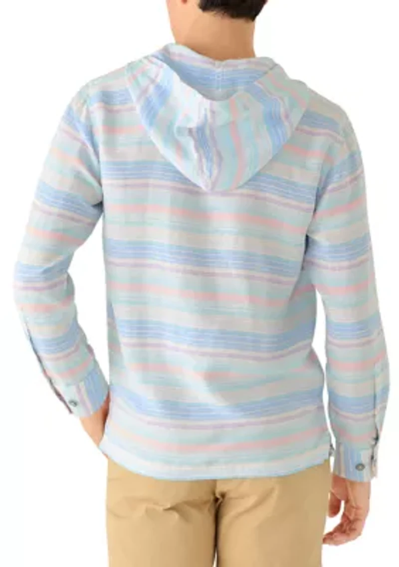 Sand Linen Los Bellos Striped Shirt