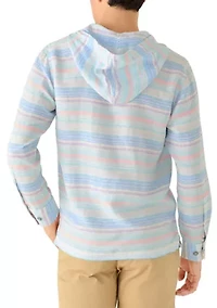 Sand Linen Los Bellos Striped Shirt