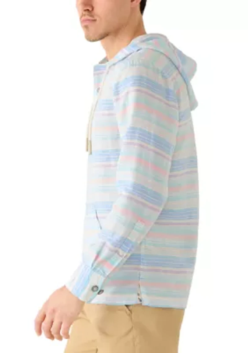 Sand Linen Los Bellos Striped Shirt