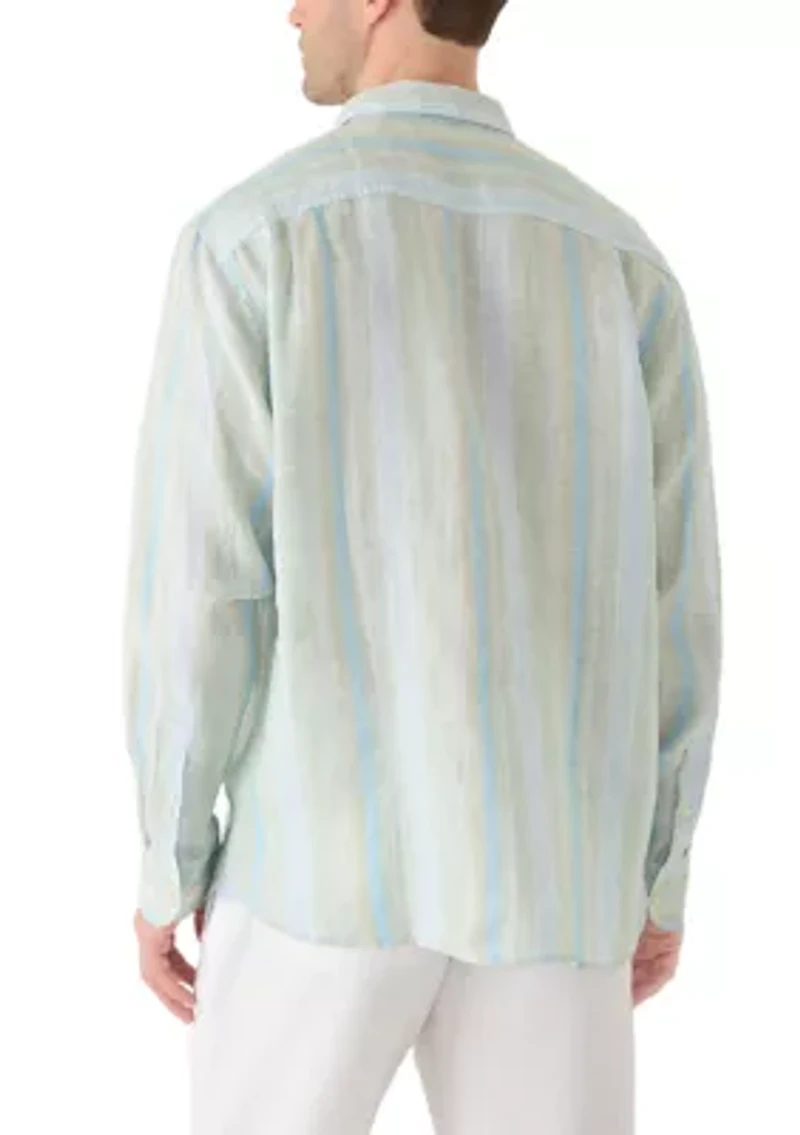 Men's Delgada Striped Button Down Shirt