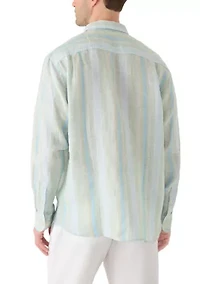 Men's Delgada Striped Button Down Shirt