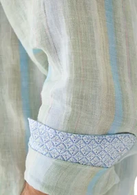 Men's Delgada Striped Button Down Shirt