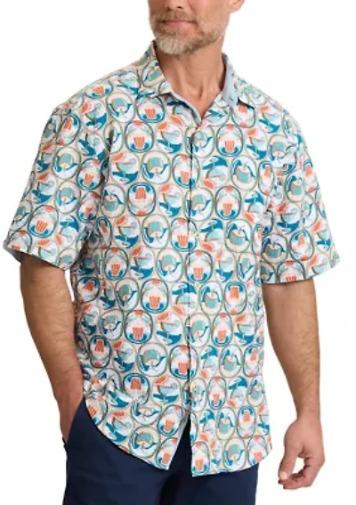 Men's Nova Wave Drink Special Cotton-Blend Shirt