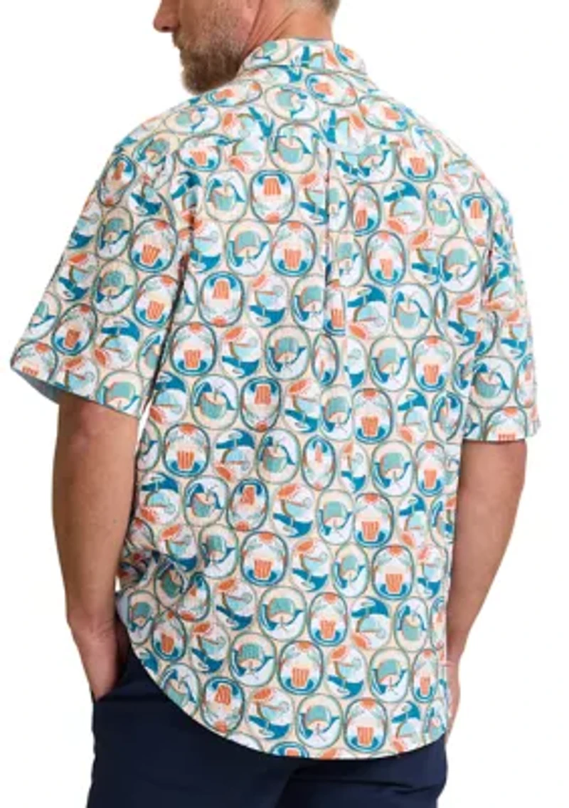 Men's Nova Wave Drink Special Cotton-Blend Shirt