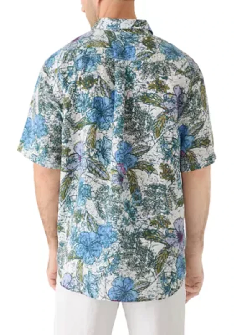 Men's Linen Al Fresco Bloom Shirt
