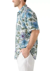 Men's Linen Al Fresco Bloom Shirt