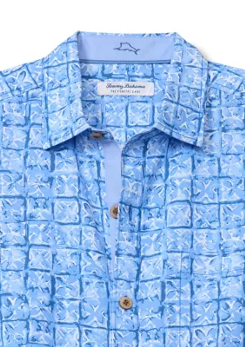 Men's Coastal Ease Carrico Tiles Print Shirt