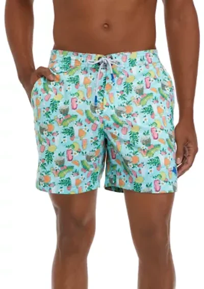 6" Rialto Happy Hour Swim Trunks