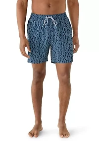 Naples Floating Vines 6" Swim Trunks