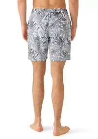 Men's Baja Frond Vines 8" Swim Trunks