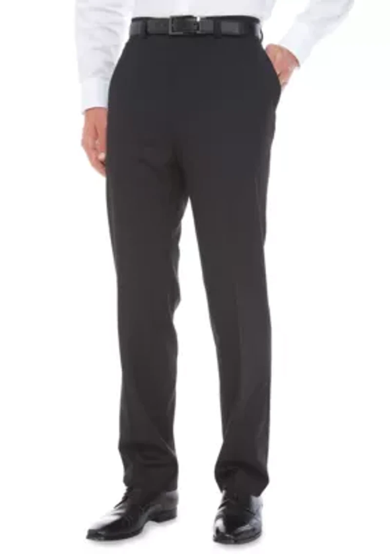 Stretch Flat Front Pants