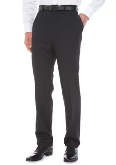 Stretch Flat Front Pants