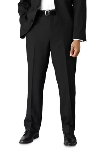 Slim Fit Black Wool Suit Separate Pants