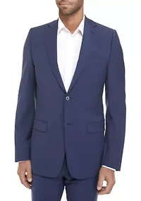 Blue Plain Suit Separate Coat