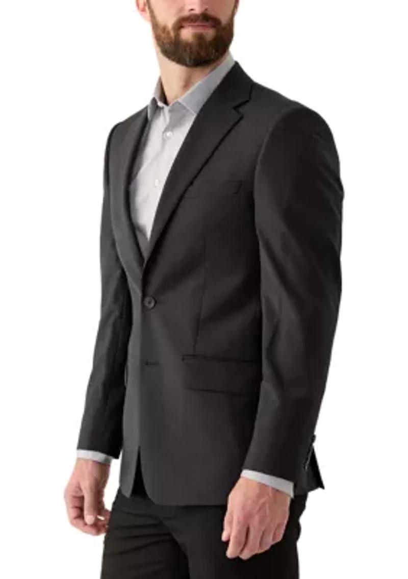 Men's Single Breasted Slim Fit Sport Coat