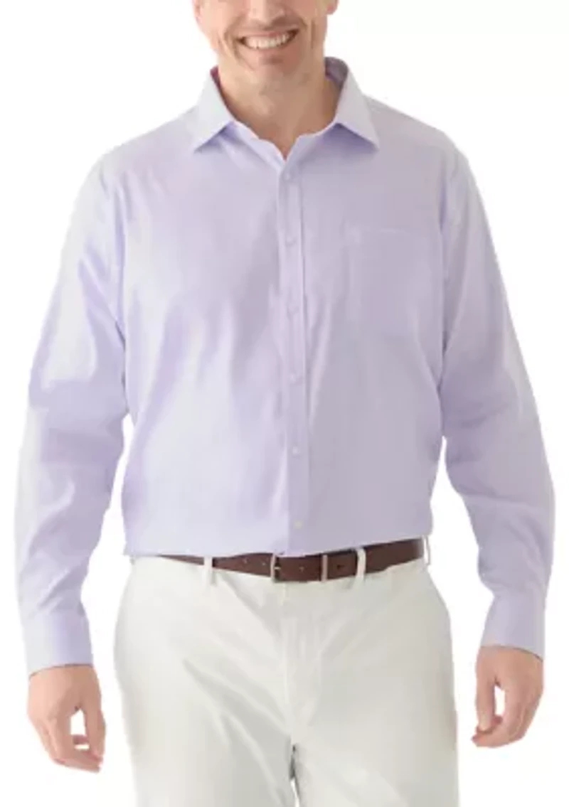 Men's Big Travel Stretch Fit Dress Shirt