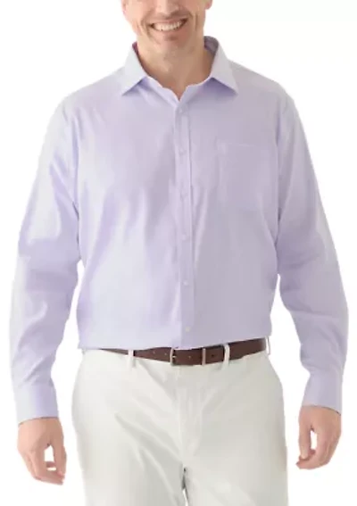 Men's Big Travel Stretch Fit Dress Shirt