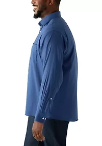 Men's Big Passport Collection Travel Stretch Dress Shirt