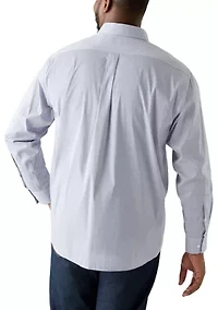 Big & Tall Plaid Passport Travel Shirt