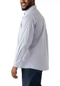 Big & Tall Plaid Passport Travel Shirt