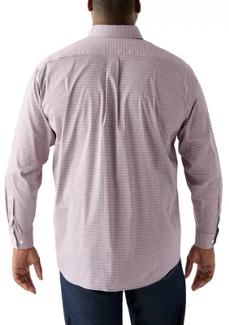 Men's Big Passport Collection Travel Stretch Dress Shirt