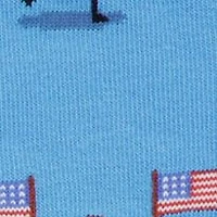 Patriotic Hot Dog Printed Socks