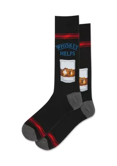 Whiskey Helps Crew Socks