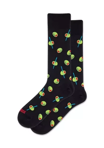 Men's Olives Crew Socks 