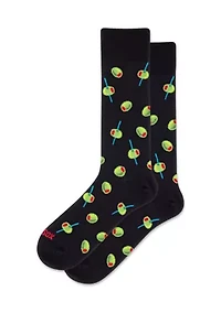 Men's Olives Crew Socks 