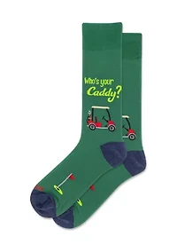 Whos Your Caddy Crew Socks