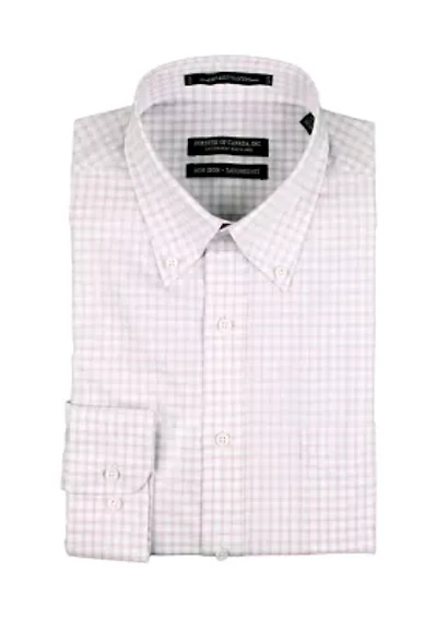 Men's Windowpane Button Down Shirt
