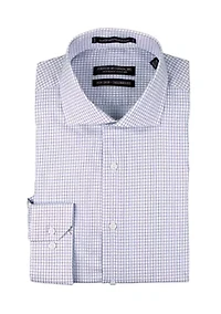 Men's Midnight Check Spread Collar Shirt
