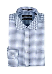 Men's Check Print Button Down Shirt