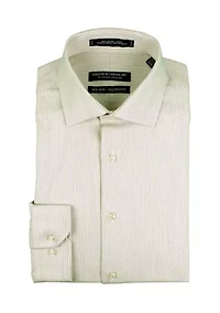 Men's Twill Stripe Button Down Shirt
