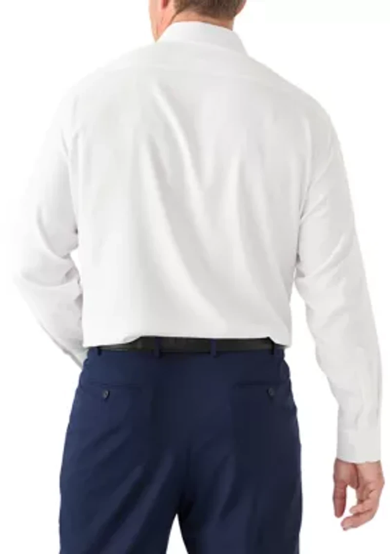 Men's Big Twill Solid Performance Dress Shirt