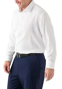 Men's Big Twill Solid Performance Dress Shirt