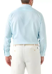 Men's Big Twill Solid Performance Dress Shirt